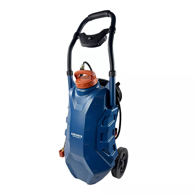 30L rullende sprøjtemembranpumpe med 18V 5,2A batteri